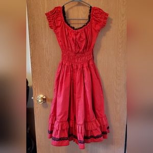 Draculaclothing Cotton Gothabilly dress